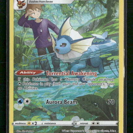 Vaporeon SWSH09: Brilliant Stars Trainer Gallery #TG02/TG30