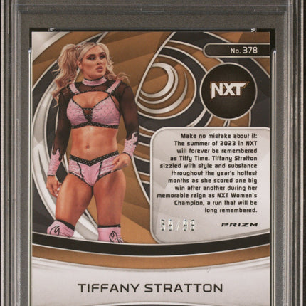 Tiffany Stratton 2023 Panini Chronicles Wwe #378 Blue PSA 10