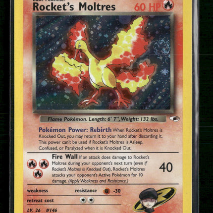 Rocket's Moltres Gym Heroes #012/132