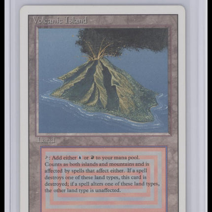 MTG Volcanic Island Revised Edition