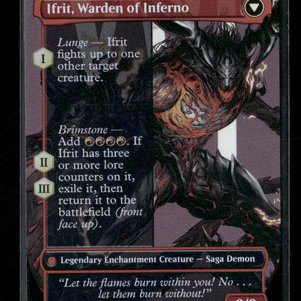 Clive, Ifrit's Dominant (Borderless) (0385) FINAL FANTASY #385 Foil