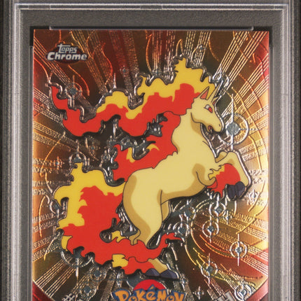 Rapidash 2000 Topps Chrome Pokemon T.V. #78 Pokemon T.V. PSA 9
