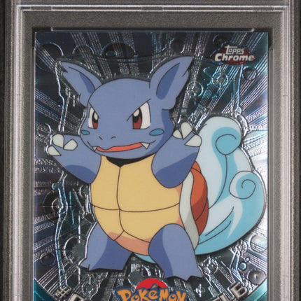 Wartortle 2000 Topps Chrome Pokemon T.V. #8 Pokemon T.V. PSA 10