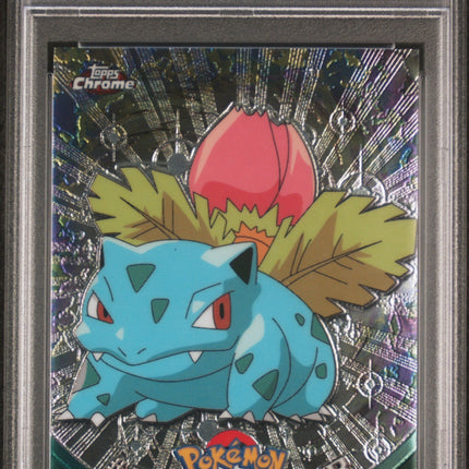 Ivysaur 2000 Topps Chrome Pokemon T.V. #2 Pokemon T.V. PSA 9