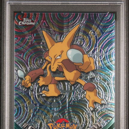 Alakazam 2000 Topps Chrome Pokemon T.V. #65 Pokemon T.V. PSA 7