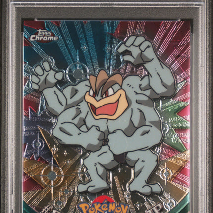 Machamp 2000 Topps Chrome Pokemon T.V. #68 Pokemon T.V. PSA 10