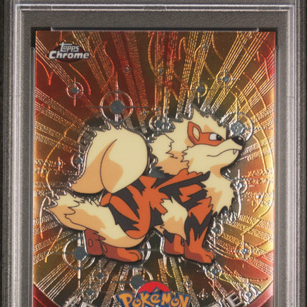 Arcanine 2000 Topps Chrome Pokemon T.V. #59 Pokemon T.V. PSA 10