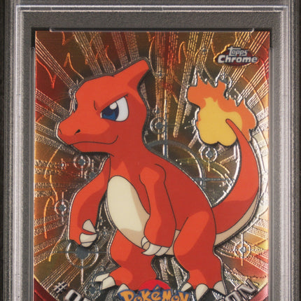 Charmeleon 2000 Topps Chrome Pokemon T.V. #5 Pokemon T.V. PSA 9