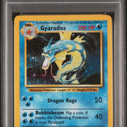 Gyarados-Holo 1999 Pokemon Game #6 PSA 6