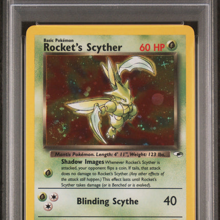 Rocket'S Scyther 2000 Pokemon Gym Heroes #13 Holo PSA 7