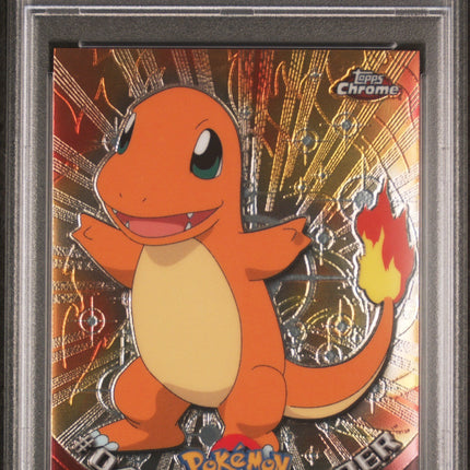 Charmander 2000 Topps Chrome Pokemon T.V. #4 Pokemon T.V. PSA 10