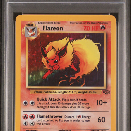 Flareon-Holo 1999 Pokemon Jungle #3 PSA 6