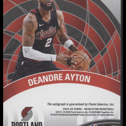 Deandre Ayton 2024-25 Panini Revolution #AU-DDT Autographs