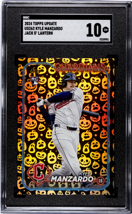 Kyle Manzardo 2024 Topps Update #US262 Jack O' Lantern SGC 10