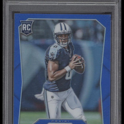 Marcus Mariota 2015 Panini Prizm #264 Blue Prizm PSA 10