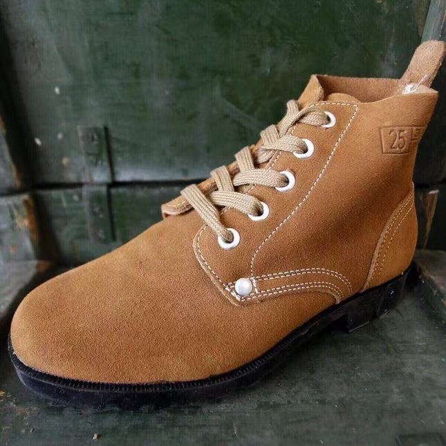 Fluffy Breathable Construction-Site Protective Big-Head Safety Shoes