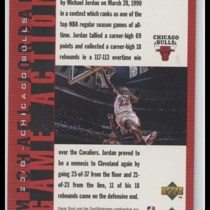 Michael Jordan 1998 Living Legend #G15 Game Action Red #/2300