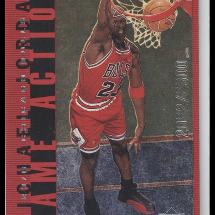 Michael Jordan 1998 Living Legend #G15 Game Action Red #/2300