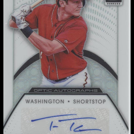 Trea Turner 2016 Donruss Optic #OA-TT Optic Autographs