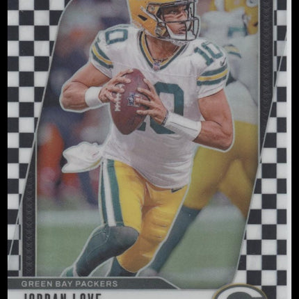 Jordan Love 2024 Panini Prizm #101 Black and White Checker