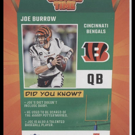 Joe Burrow 2023 Donruss #CT-3 Crunch Time