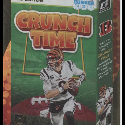 Joe Burrow 2023 Donruss #CT-3 Crunch Time