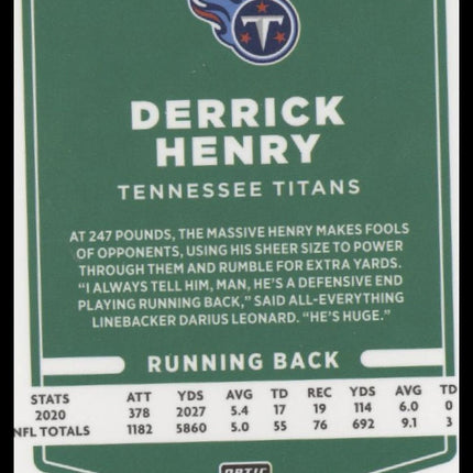 Derrick Henry 2021 Donruss Optic #123