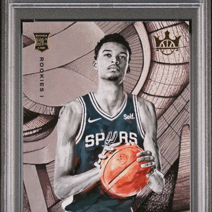 Victor Wembanyama 2023 Panini Court Kings #73 PSA 10