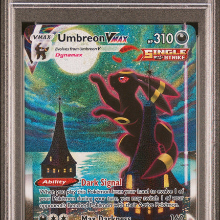Umbreon Vmax 2021 Pokemon Sword & Shield Evolving Skies #215 PSA 10