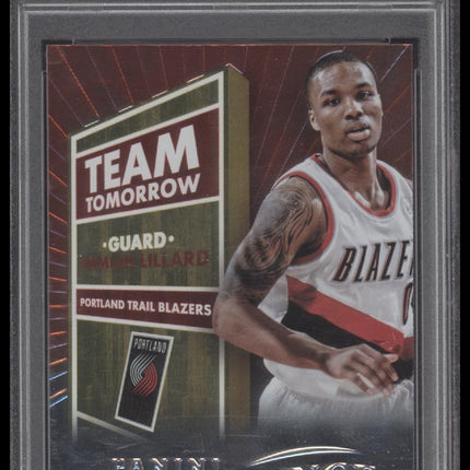 Damian Lillard 2012 Panini Brilliance Team Tomorrow #9 Team Tomorrow PSA 9