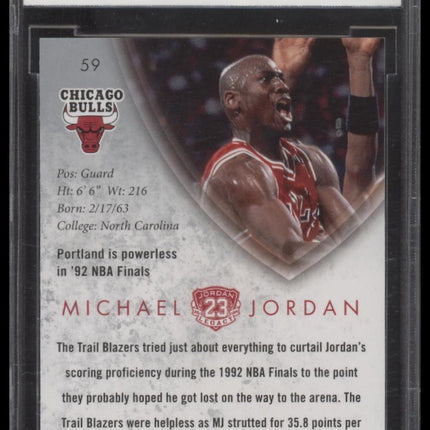 Michael Jordan 2009-10 UD Michael Jordan Legacy Collection Gold BCCG 10.0