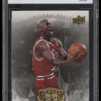 Michael Jordan 2009-10 UD Michael Jordan Legacy Collection Gold BCCG 10.0