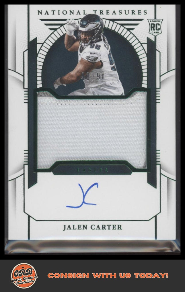 2023 Panini National Treasures Jalen Carter #/99