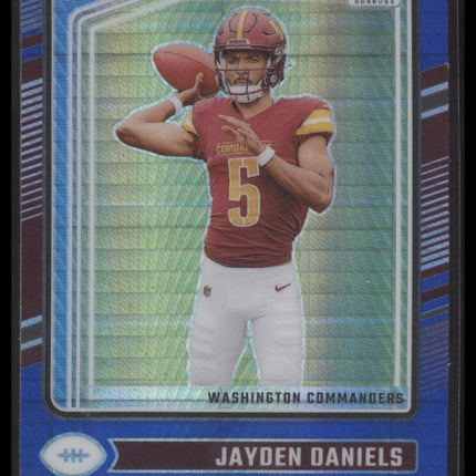 Jayden Daniels 2024 Donruss Optic #248 Blue Hyper