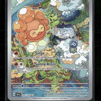 Castform Sunny Form SV08: Surging Sparks #195/191