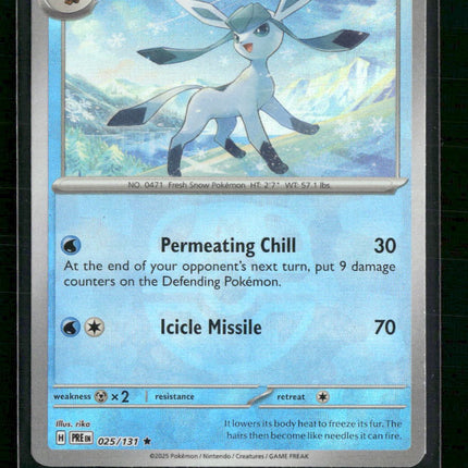 Glaceon (Master Ball Pattern) SV: Prismatic Evolutions #025/131