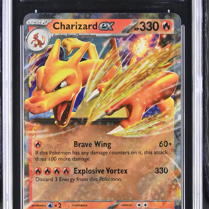 Charizard ex 2024 Black Star Promos #161 CGC 8.5