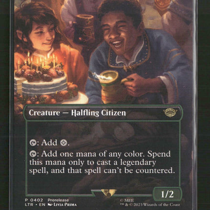 Delighted Halfling (Borderless) Tales of Middle-earth #402
