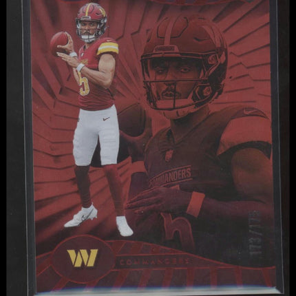 Jayden Daniels 2024 Panini Illusions #93 Red Trophy Collection #/175