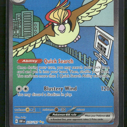 Pidgeot ex SV03: Obsidian Flames #225/197