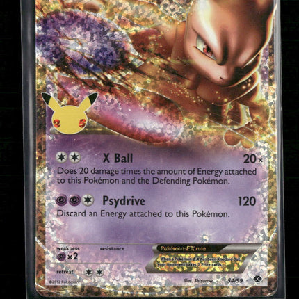 Mewtwo EX Celebrations: Classic Collection #54/99