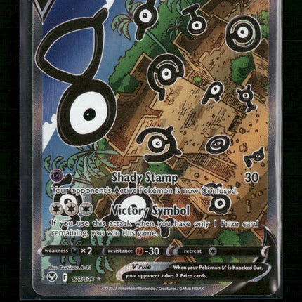 Unown V (Alternate Full Art) SWSH12: Silver Tempest #177/195