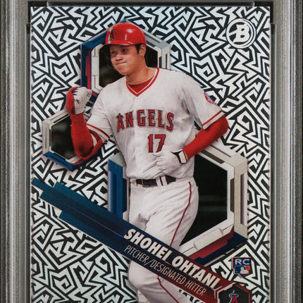 Shohei Ohtani 2018 Bowman High Tek #SO PSA 9