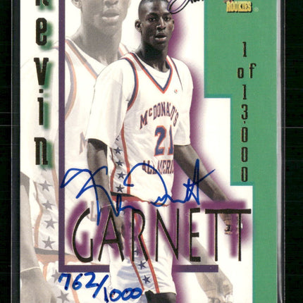 Kevin Garnett 1995 Signature Rookies Autobilia #5