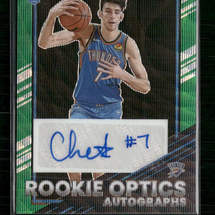 Chet Holmgren 2022-23 Donruss Optic Rookie Optics Autographs Green