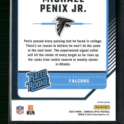 Michael Penix Jr. 2024 Donruss Optic #279 Rated Rookies