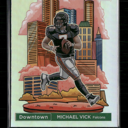 Michael Vick 2024 Donruss Optic #25 Downtown!