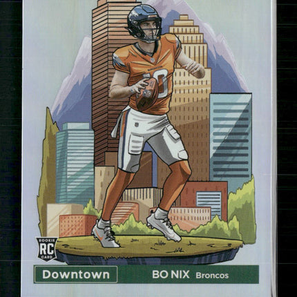Bo Nix 2024 Donruss #19 Downtown!