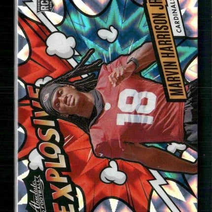 Marvin Harrison Jr. 2024 Panini Absolute #EX-MHJ Explosive