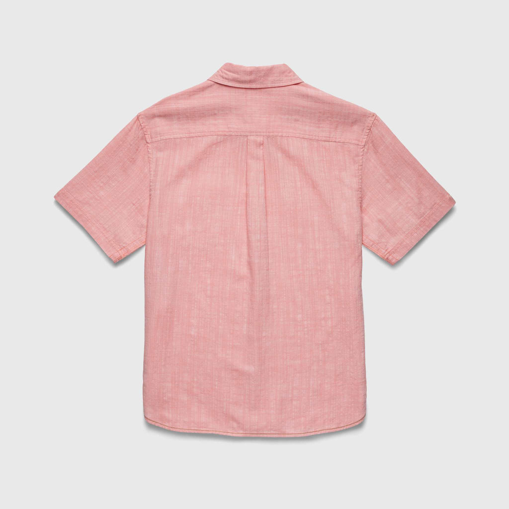 Joey Slub Island Shirt - Lobster Bisque